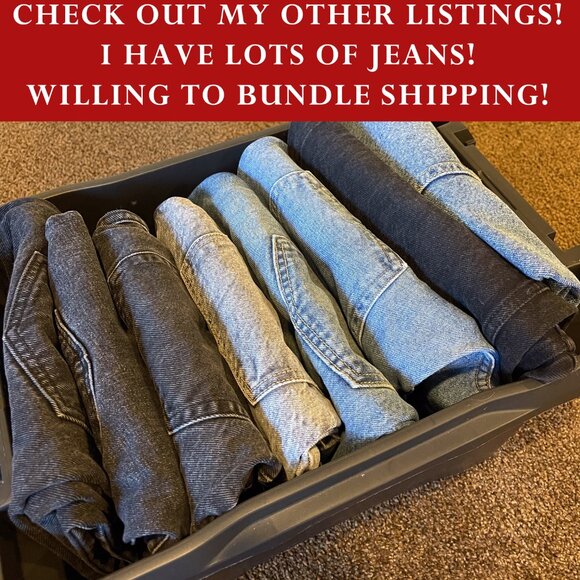 Zara Jeans Button Fly Size 6 Black - Picture 3 of 3